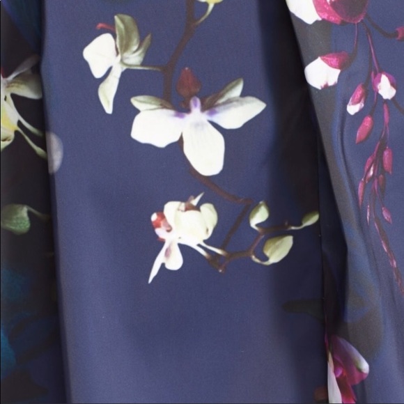 Ted Baker Floral Pleated Skirt - Picture 4 of 8